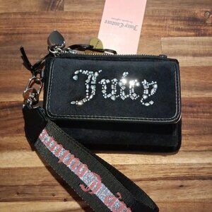 Juicy Couture Black Wristlet Bag